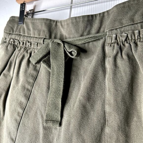 Kinly Green High Waisted Drawstring Waist Jogger Pants Women's Size Large L - Picture 6 of 12